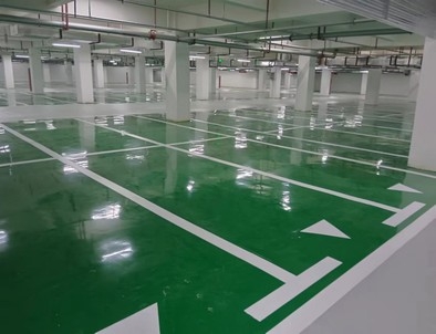 包头包头小区停车场标线